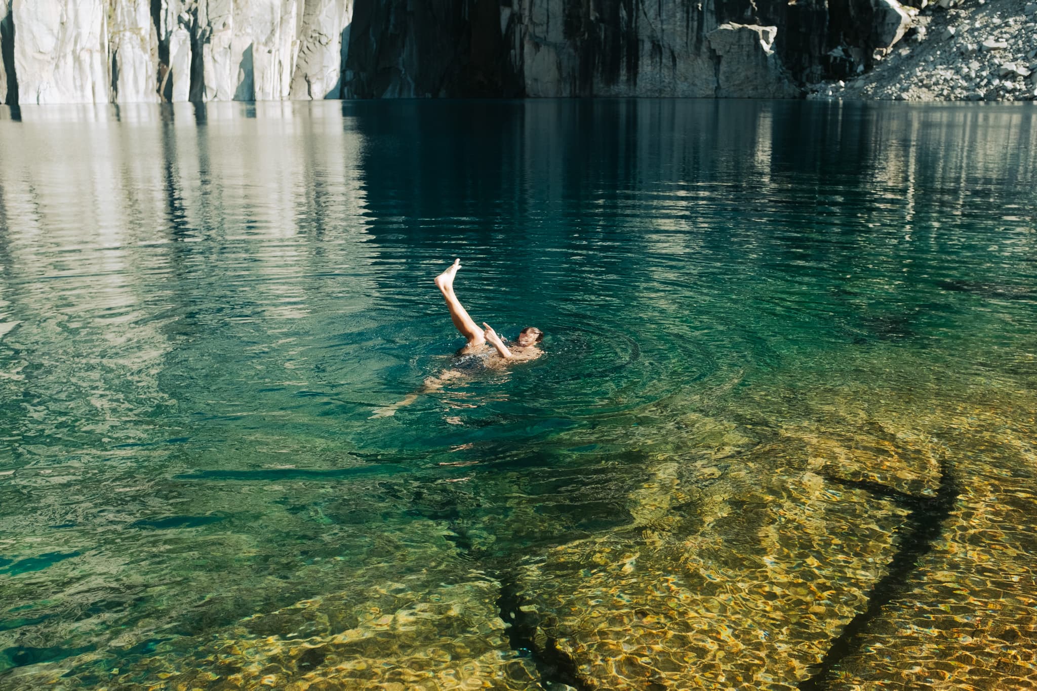 Alpine lake, Eastern Sierra